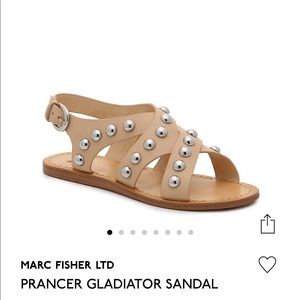 Studded Marc Fisher Prancer Gladiator Sandals